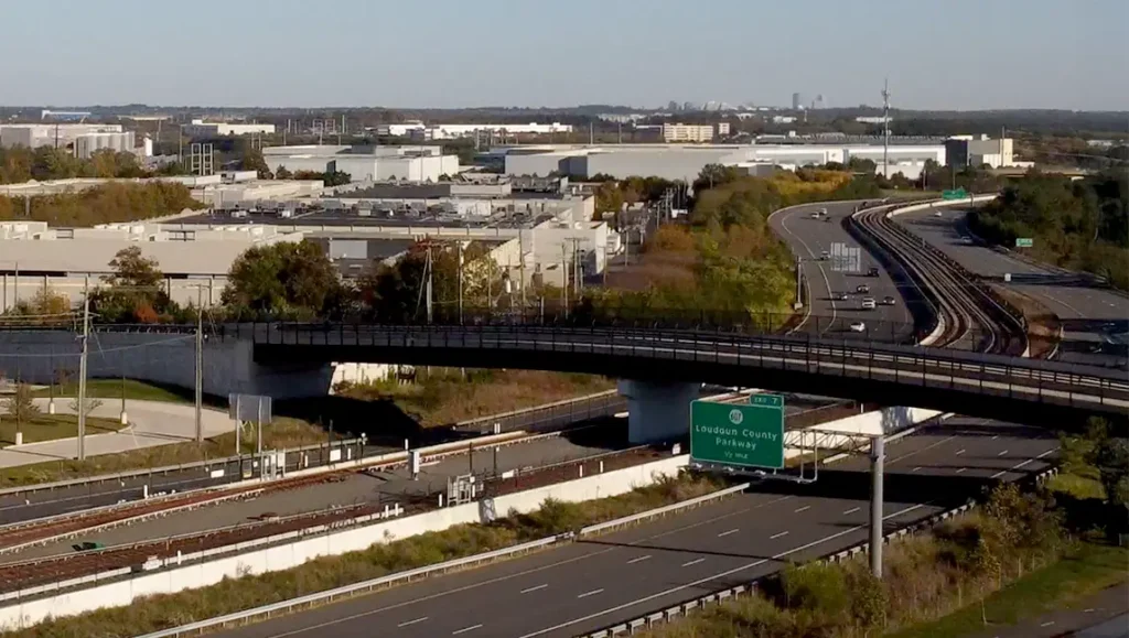 loudoun county data centers without solar aerial photo